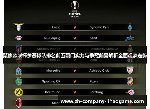 聚焦欧联杯参赛球队排名前五豪门实力与争冠前景解析全面观察走势